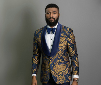 2022 Terno Masculino Slim Fit Rochie pentru bărbați Floral Formal Nunta Costume pentru bărbați la două piepturi Costume de bal pentru bărbați