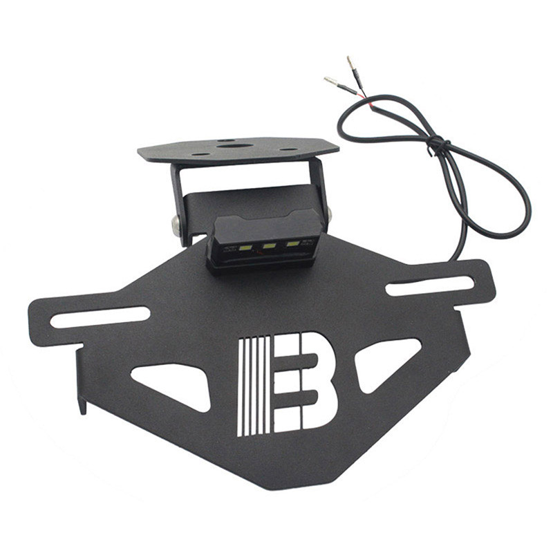 Pentru CFMOTO 450SR 2022 2023 Suport de montare pentru plăcuță de înmatriculare din spate a motocicletei Suport de licență negru cu lumină LED cfmoto 450sr Cel mai nou