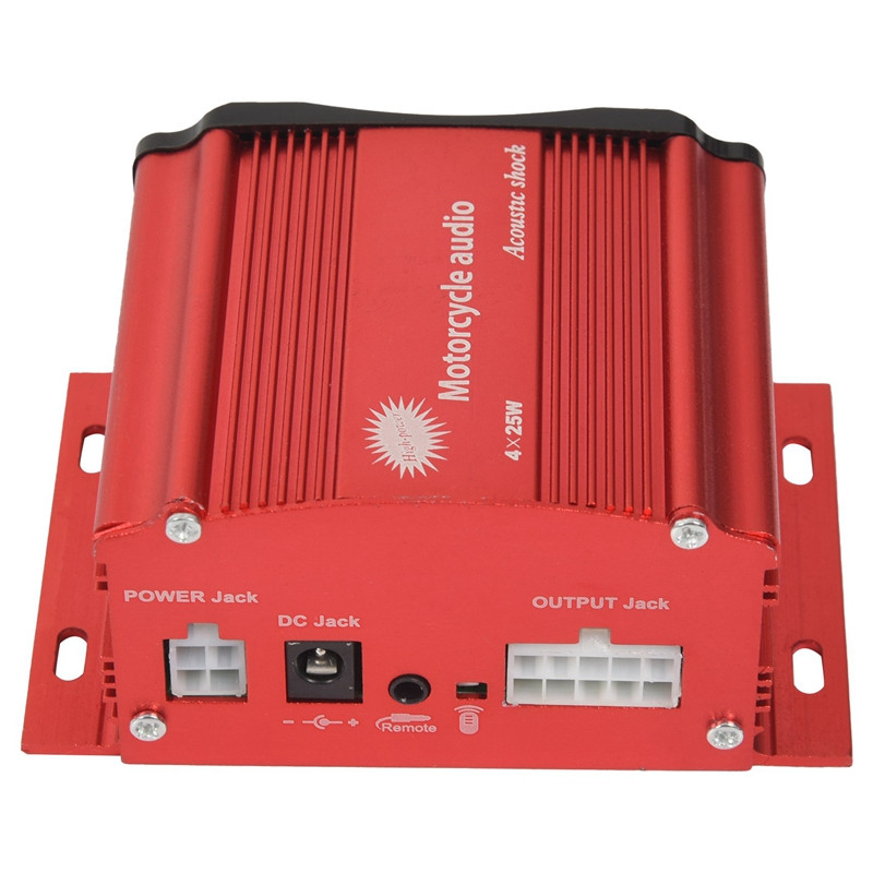 Difuzoare Bluetooth impermeabile pentru motociclete de 3 inchi Amplificator cu 4 canale Mp3 Muzica Sunet Audio Sistem de amplificare stereo