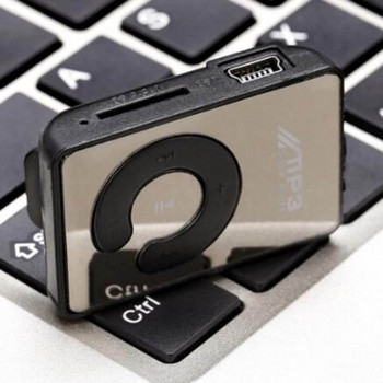 Mini Mirror Clip MP3 Player Φορητό Fashion Sport USB Digital Music Player Micro SD Card TF Media Player