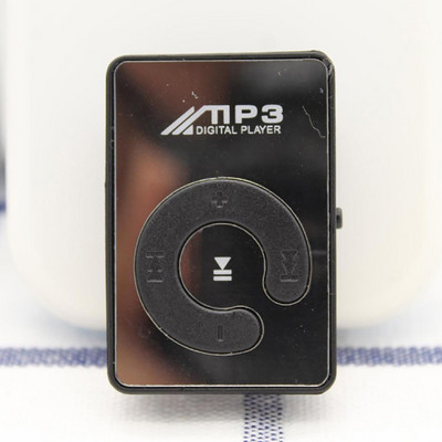 Мини огледален щипка MP3 плейър Портативен моден спортен USB цифров музикален плейър Micro SD TF карта Медиен плейър