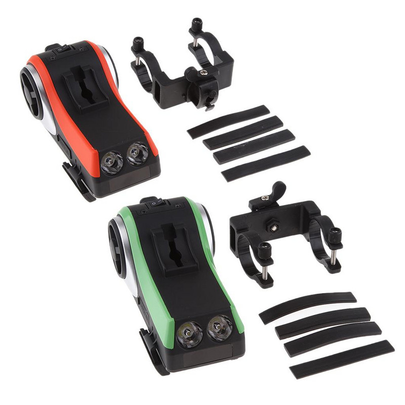 Dolity Motocicletă Bicicletă Stand difuzor Bluetooth fără fir Suport PhHolder Bulit în microfon