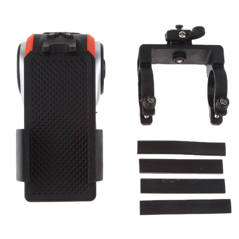 Dolity Motocicletă Bicicletă Stand difuzor Bluetooth fără fir Suport PhHolder Bulit în microfon