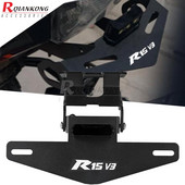 Suport pentru plăcuță de înmatriculare pentru motociclete Suport pentru licențe LED Eliminator de aripi pentru coadă pentru YAMAHA YZF R15 V3 2017 2018 2019 2020 2021
