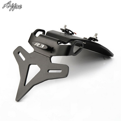 Pentru Yamaha YZF-R3 R3 YZFR3 YZF-R25 R25 YZFR25 Suport pentru plăcuță de înmatriculare pentru motociclete Suport pentru licență Coadă ordonată