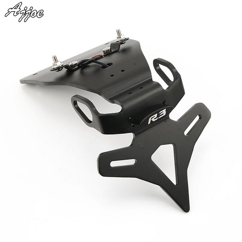 Pentru Yamaha YZF-R3 R3 YZFR3 YZF-R25 R25 YZFR25 Suport pentru plăcuță de înmatriculare pentru motociclete Suport pentru licență Coadă ordonată