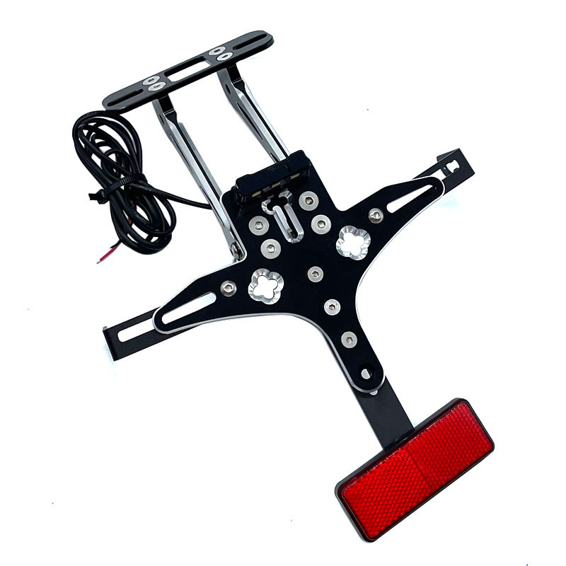 Potrivit pentru BMW S1000RR 2012 2013 2014 2015 2016 Cadru suport pentru plăcuță de înmatriculare pentru motociclete cu lumină LED S1000 RR S 1000 RR Accesorii