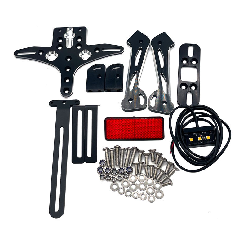 Potrivit pentru BMW S1000RR 2012 2013 2014 2015 2016 Cadru suport pentru plăcuță de înmatriculare pentru motociclete cu lumină LED S1000 RR S 1000 RR Accesorii