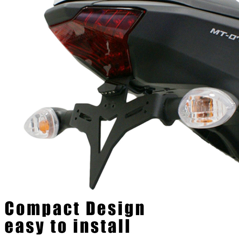 Suport pentru plăcuță de înmatriculare pentru motociclete MT-07 MT 07 MT07 2013-2021 2014 2018 Eliminator de aripi pentru cadru de înmatriculare