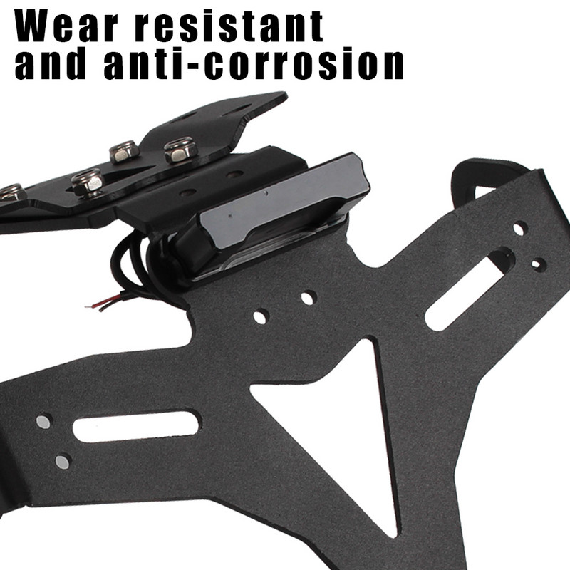 Suport pentru plăcuță de înmatriculare pentru motociclete MT-07 MT 07 MT07 2013-2021 2014 2018 Eliminator de aripi pentru cadru de înmatriculare