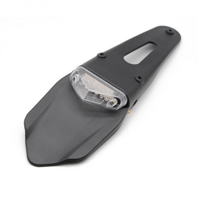 Lampă din spate de frână cu LED pentru motociclete 12V Lampă rezistentă la apă Aripa spate Suport plăcuță de înmatriculare Bicicletă universală de teren pentru Kawasaki Honda
