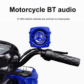 Difuzor universal pentru motocicletă Stereo Sistem de sunet pentru călărie compatibil Bluetooth pentru motocicletă cu scuter electric de 9-100 V