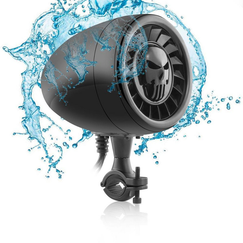 Difuzor de înaltă performanță, 5 inchi, rezistent la apă, ATV/UTV/RZR, difuzor pentru motociclete, sistem audio de bass pentru barcă AUX MP3