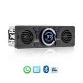 Player audio Mp3 auto 12V Difuzor compatibil Bluetooth Muzică fără pierderi Cititor de carduri radio auto FM AV252B