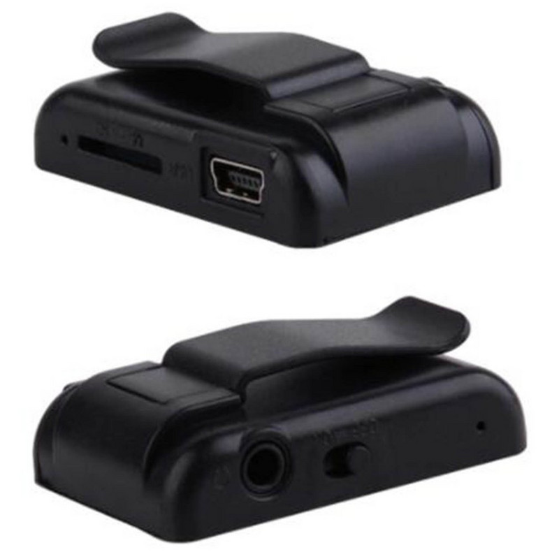 Mini Mirror Clip MP3 grotuvas Nešiojamas Fashion Sport USB skaitmeninis muzikos grotuvas Micro SD TF kortelės laikmenos grotuvas