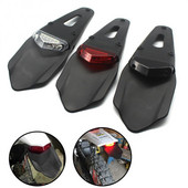 12V задна светлина за мотоциклет Калник на задното колело LED предупредителна лампа за спирачки Универсален мотокрос скутер Аксесоари за задна лампа за мотоциклет