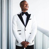 Slim Fit Tuxedo de nuntă pentru mire Peak rever costume formale pentru bărbați la modă pentru bărbați Blazer pentru petrecere de bal 2 piese jachetă pentru costum de bărbat cu pantaloni