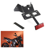 Seturi de eliminare a aripilor potrivite pentru KTM DUKE 690 2012-2022 Suport pentru cadru pentru plăcuța de înmatriculare pentru coada spate.