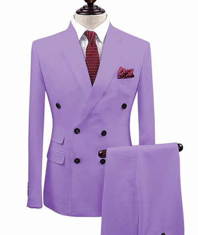 Costume pentru bărbați, 2 bucăți, smoking de mire, pentru nuntă, fumat, slim fit, blazer de modă pentru bărbați (jachetă+pantaloni)