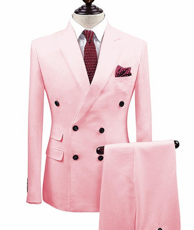 Costume pentru bărbați, 2 bucăți, smoking de mire, pentru nuntă, fumat, slim fit, blazer de modă pentru bărbați (jachetă+pantaloni)