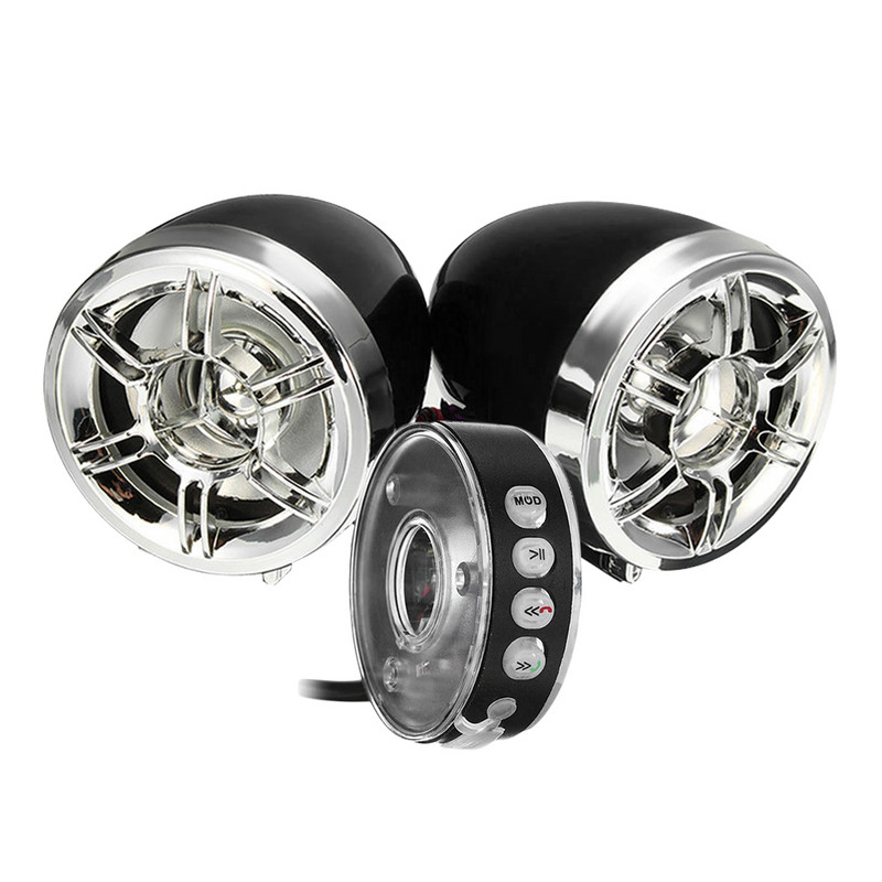 Motociclete portabile Difuzoare audio compatibile cu Bluetooth Radio FM Player MP3 Sistem audio Accesoriu electronic pentru motociclete