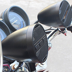 Motocicletă rezistent la apă 12V MP3 Player Amplificator USB Player muzical compatibil Bluetooth Radio FM Difuzor stereo mat MT473