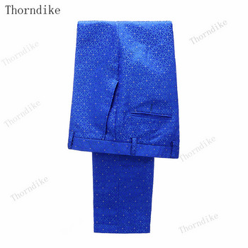 Thorndike Royal Blue Fashion Groomsmen Groom Tuxedos Men Suits Party Wedding/Bal Best Blazer (Sako+Pants+Jest)