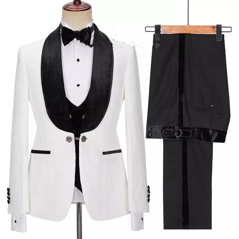 2022 cel mai nou model costume pentru bărbați catifea verde șal rever nunta smoking Terno Masculino bal mire 3 buc blazer slim fit