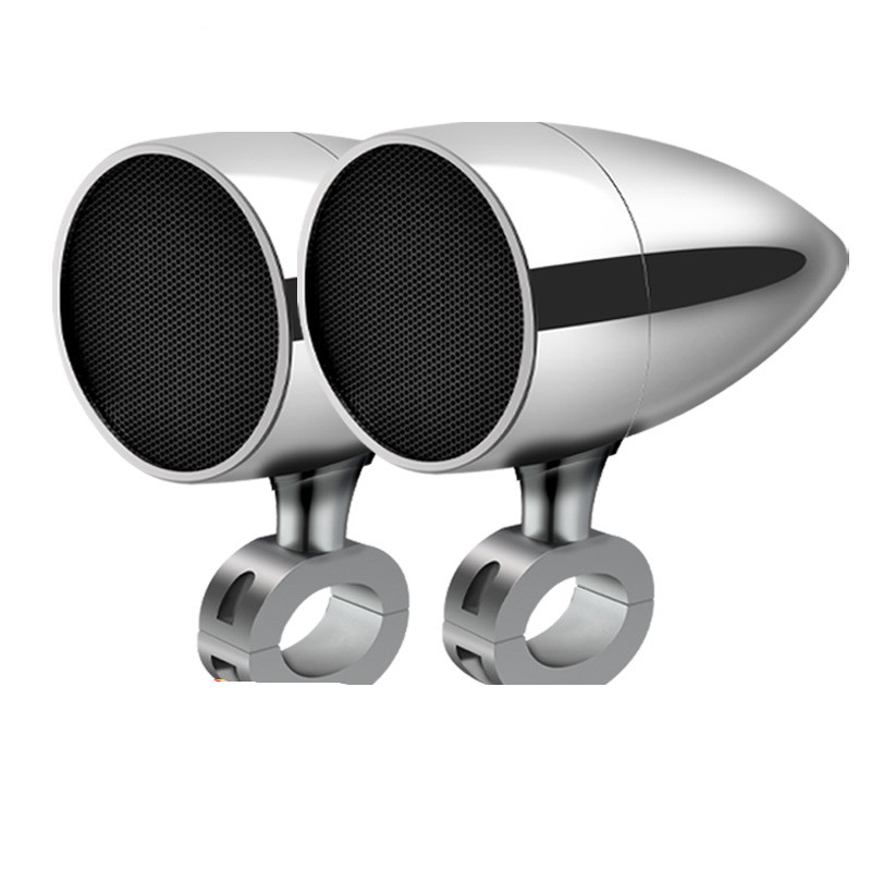 2021 MT463 Motocicletă Audio USB Play Difuzor de mare putere din metale grele IP67 Impermeabil 12V 50W fără fir Compatibil cu Bluetooth