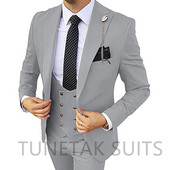 Slim Fit Costume formale pentru bărbați pentru afaceri 3 piese smoking de mire de nuntă jachetă de modă pentru bărbați, pantaloni cu vestă dublu 2022