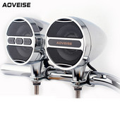 Amplificator de player MP3 pentru motociclete rezistent la apa Player muzical de 12 V Radio FM Placare USB/difuzor stereo compatibil Bluetooth maculat