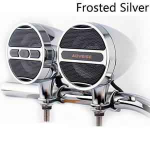 Amplificator de player MP3 pentru motociclete rezistent la apa Player muzical de 12 V Radio FM Placare USB/difuzor stereo compatibil Bluetooth maculat