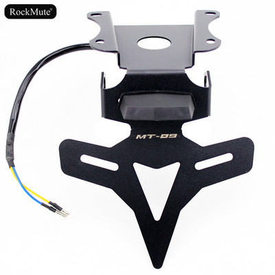 Suport pentru plăcuță de înmatriculare pentru coadă pentru Yamaha MT-09 FZ-09 2021 2022 MT09 Indicator de semnalizare spate Suport de montare pentru eliminarea aripilor