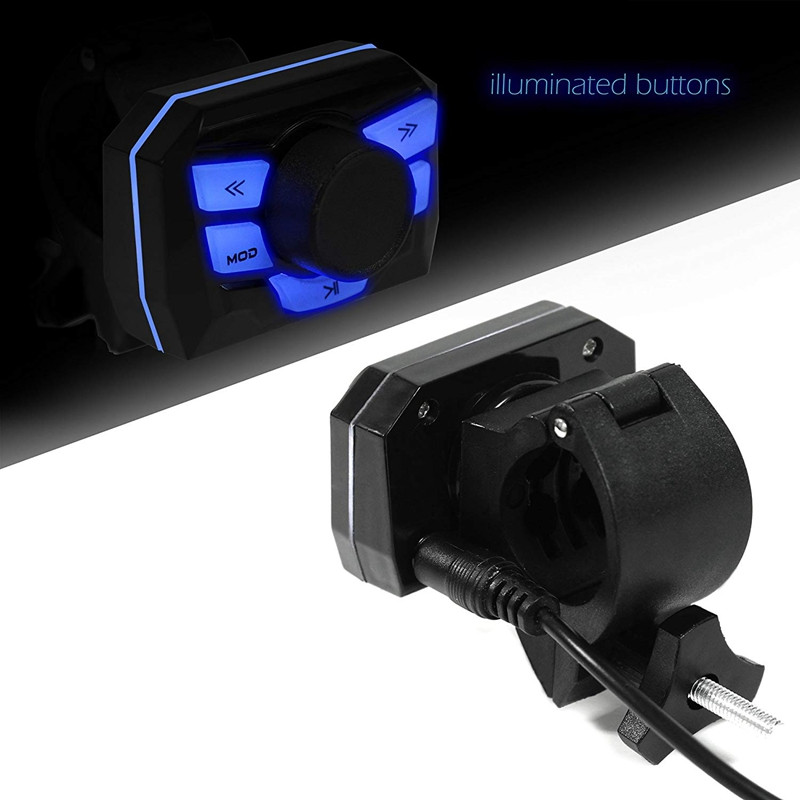 Difuzoare Bluetooth impermeabile pentru motociclete de 3 inchi Amplificator cu 4 canale Mp3 Muzica Sunet Audio Sistem de amplificare stereo