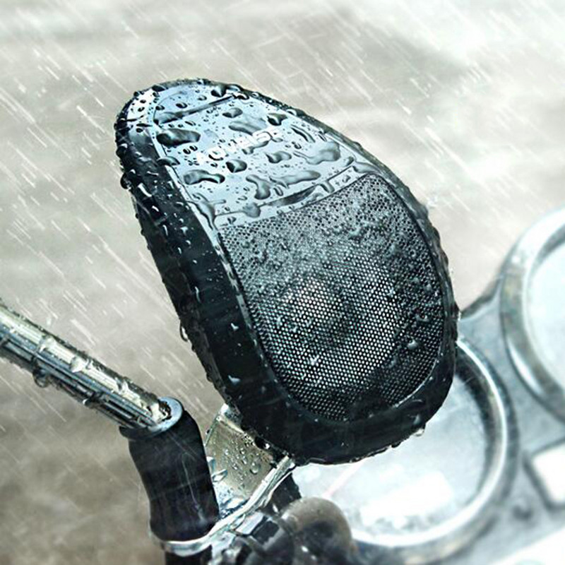 1 set Boxe Bluetooth Motociclete Impermeabile Bluetooth Motociclete Difuzoare Stereo LED Sistem Audio USB Radio FM 120 x 70 mm