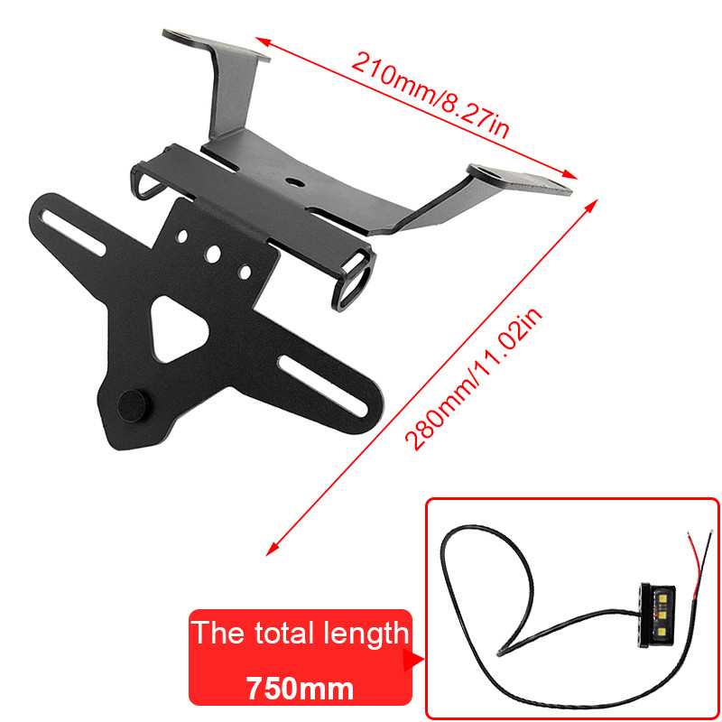 2019-2021 Honda CB650R CBR650 CBR 650R mootorratta tarvikutele Numbrimärgi hoidik Tagatule kronstein, korralik poritiiba eemaldaja