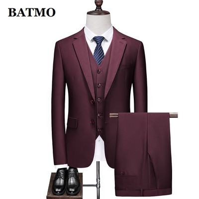BATMO 2022 nou sosire costume casual de înaltă calitate bărbați, rochie de mireasă pentru bărbați, marimi mari S-5XL 6846