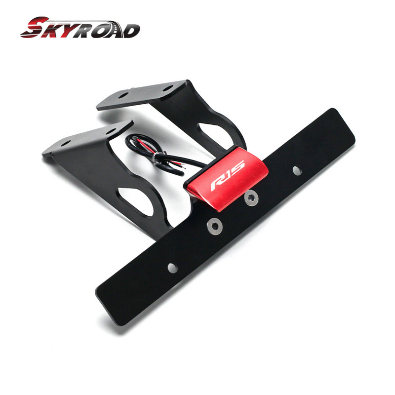 Suport pentru plăcuță de înmatriculare Moto pentru YAMAHA YZF R15 V3 2017-2020 Eliminator de apărătoare de coadă pentru fixarea numărului Accesorii pentru motociclete