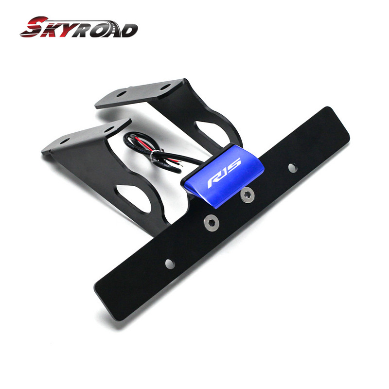 Suport pentru plăcuță de înmatriculare Moto pentru YAMAHA YZF R15 V3 2017-2020 Eliminator de apărătoare de coadă pentru fixarea numărului Accesorii pentru motociclete