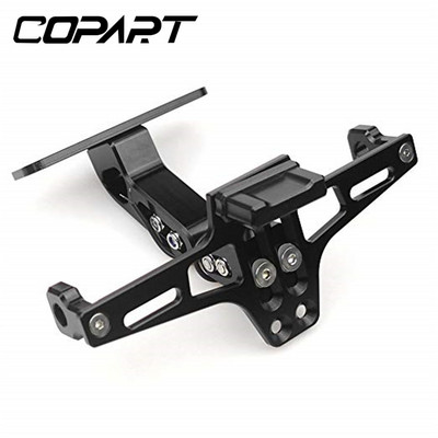 Suport pentru plăcuță de înmatriculare, reglabil, în spate, iluminat cu LED pentru Yamaha Tenere 700 XT700Z Tenere700 CBR250R XJ6 toți anii