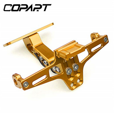 Suport pentru plăcuță de înmatriculare, reglabil, în spate, iluminat cu LED pentru Yamaha Tenere 700 XT700Z Tenere700 CBR250R XJ6 toți anii