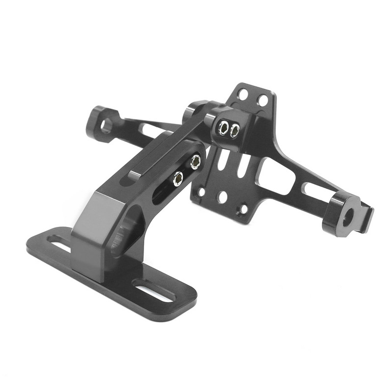 Suport pentru plăcuță de înmatriculare, reglabil, în spate, iluminat cu LED pentru Yamaha Tenere 700 XT700Z Tenere700 CBR250R XJ6 toți anii
