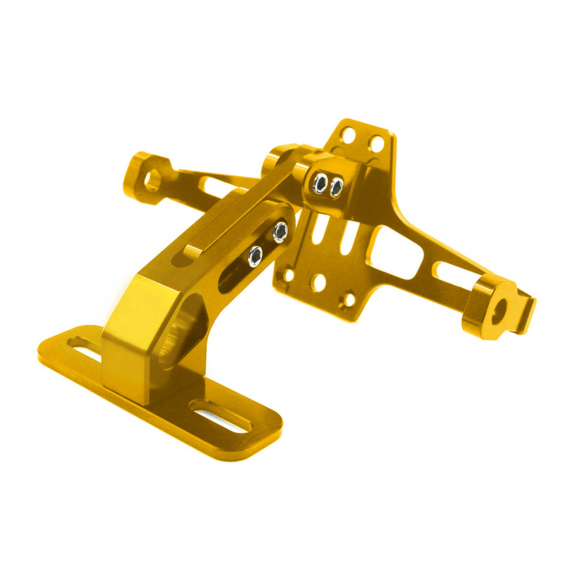 Suport pentru plăcuță de înmatriculare, reglabil, în spate, iluminat cu LED pentru Yamaha Tenere 700 XT700Z Tenere700 CBR250R XJ6 toți anii