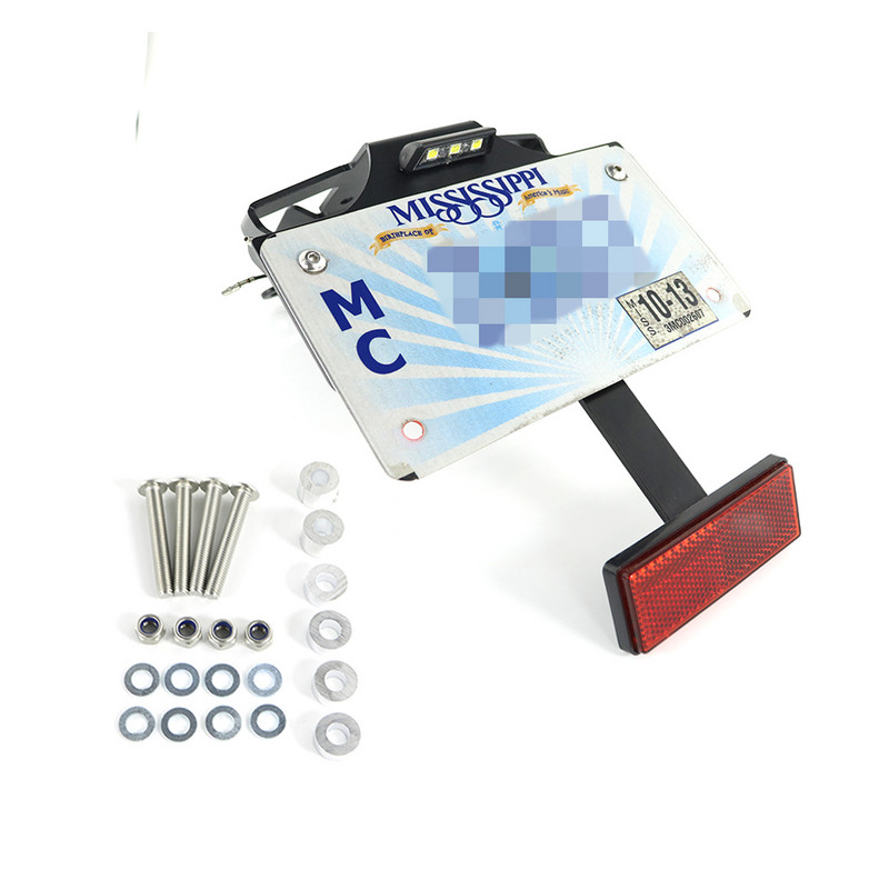 Se potrivește pentru Ducati 899 959 1199 Panigale 1299 Panigale 2015-2021 Suport pentru plăcuță de înmatriculare Suport pentru coadă din spate Kit de eliminare a aripilor