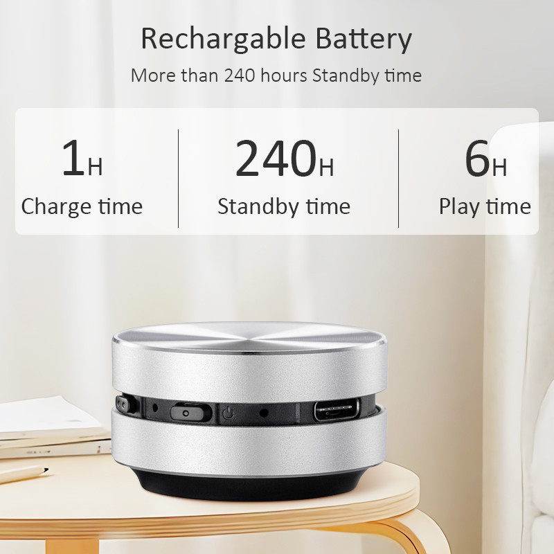 Difuzoare cu conducție osoasă Bluetooth 5.0 Vibrații Audio stereo Digital TWS Wireless Cea mai mică casetă de sunet portabilă Difuzor Humbird