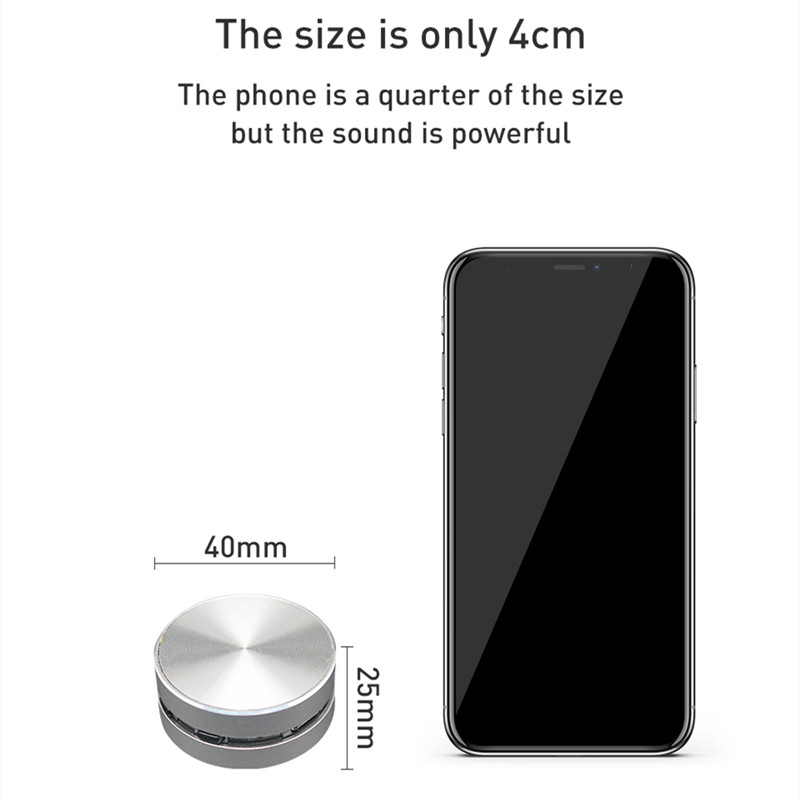 Difuzoare cu conducție osoasă Bluetooth 5.0 Vibrații Audio stereo Digital TWS Wireless Cea mai mică casetă de sunet portabilă Difuzor Humbird