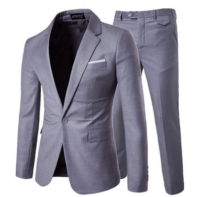 Costum de nuntă pentru bărbați de lux Blazere pentru bărbați Costume slim pentru bărbați Costum de afaceri petrecere formală Blazer clasic negru