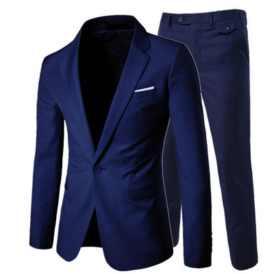 Costum de nuntă pentru bărbați de lux Blazere pentru bărbați Costume slim pentru bărbați Costum de afaceri petrecere formală Blazer clasic negru