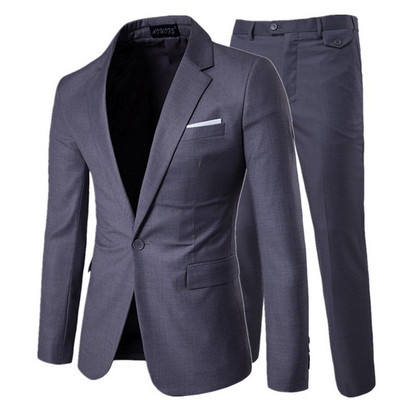 Costum de nuntă pentru bărbați de lux Blazere pentru bărbați Costume slim pentru bărbați Costum de afaceri petrecere formală Blazer clasic negru