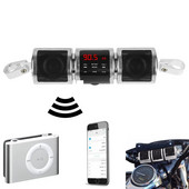 Impermeabil MT487 Moto MP3 Player 12V Music Player Radio FM Cu Afișaj LED Difuzor Bluetooth Stereo Motocicletă
